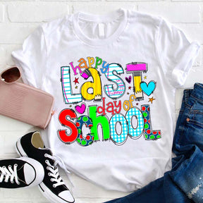 T-shirt Joyeux dernier jour d'enseignant