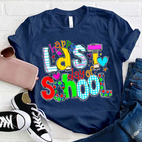 T-shirt Joyeux dernier jour d'enseignant