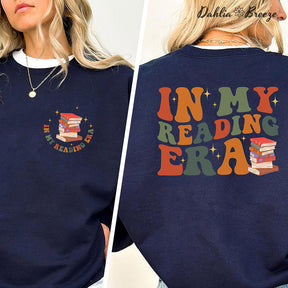 Sweat-shirt à col rond In My Reading Era