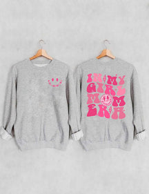 In My Girl Mom Era Sweat-shirt mignon à col rond