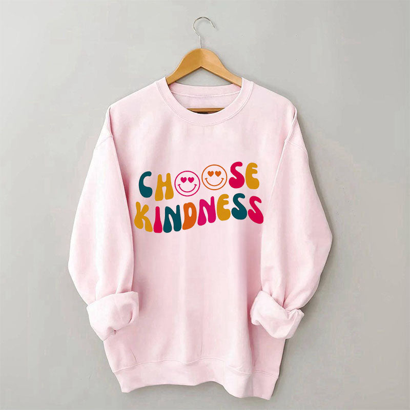 Wählen Sie das Kindness Smiley Face Sweatshirt