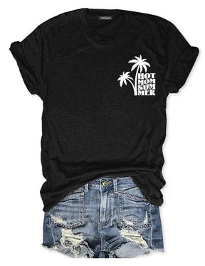 T-shirt d'été maman chaude