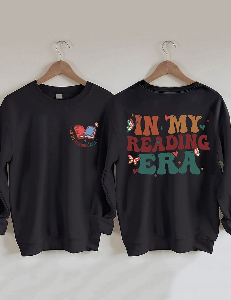 Sweat-shirt Dans mon ère de lecture
