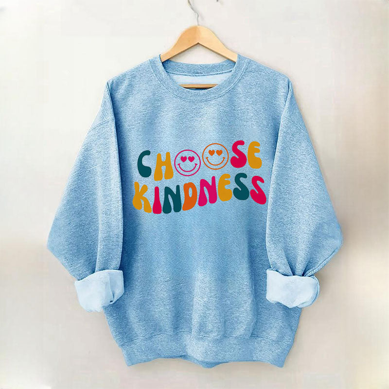 Wählen Sie das Kindness Smiley Face Sweatshirt