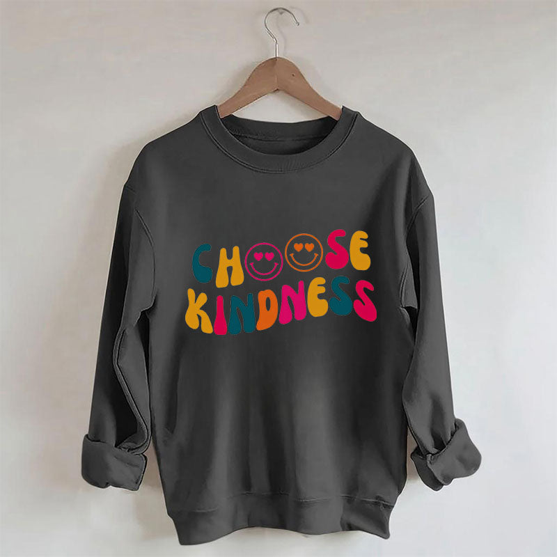 Wählen Sie das Kindness Smiley Face Sweatshirt