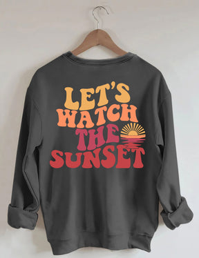 Regardons le sweat-shirt Sunset