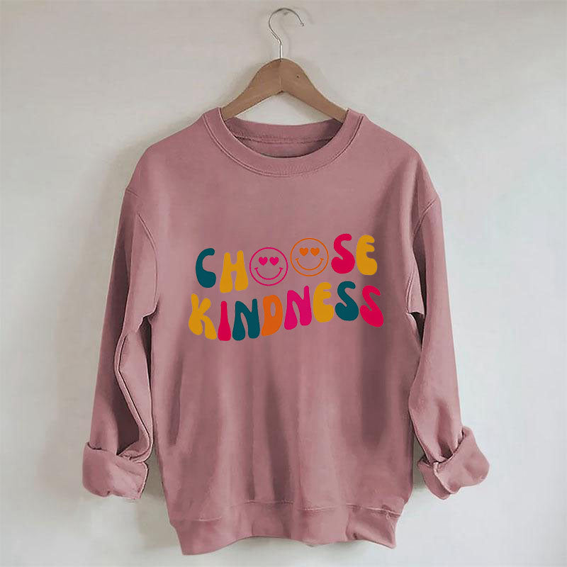 Wählen Sie das Kindness Smiley Face Sweatshirt