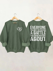 Tous ceux que vous rencontrez combattent un sweat-shirt de combat