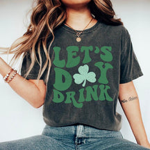T-shirt rétro St Patty's Day Lets Day Drink