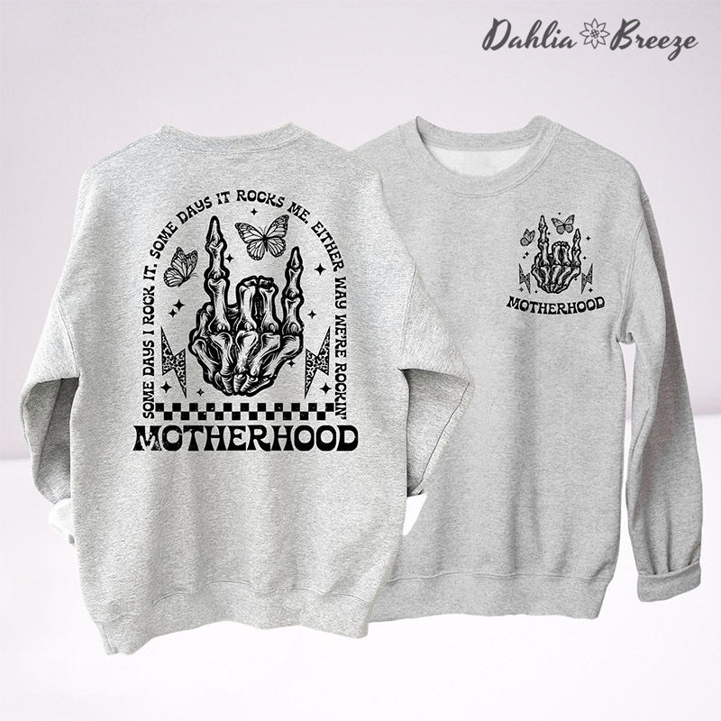 Maternité Certains jours, je le berce certains jours Sweat-shirt