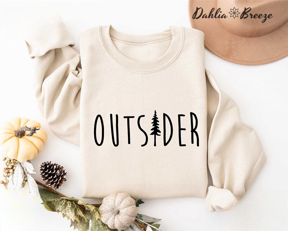 Sweat-shirt tendance pour amoureux de la randonnée Outsider Life