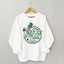 Lustiges Sweatshirt mit Totenkopf-Patrick