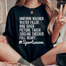 T-shirt imprimé lettre Sports Mom