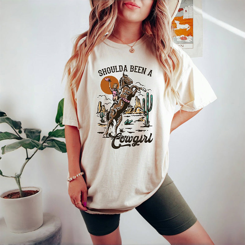 Devrais-je être un t-shirt Cowgirl