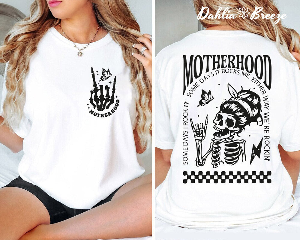 T-shirt maman rockeuse