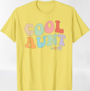 Cool Aunt Vintage Floral T-shirt