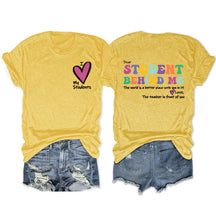 Cher étudiant derrière moi T-shirt