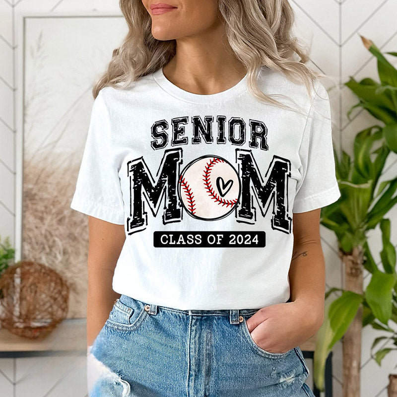 T-shirt de maman de baseball senior