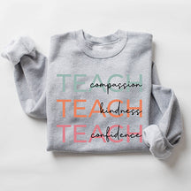 Sweat-shirt pour professeur de compassion, de gentillesse, de confiance