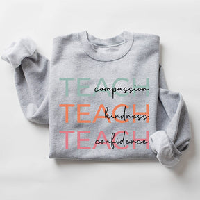 Sweat-shirt pour professeur de compassion, de gentillesse, de confiance