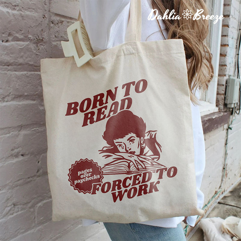 Né pour lire le sac fourre-tout livresque