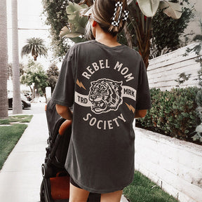 T-shirt Tigre de la Rebel Mom Society