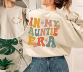 Sweat-shirt à fleurs rétro In My Auntie Era