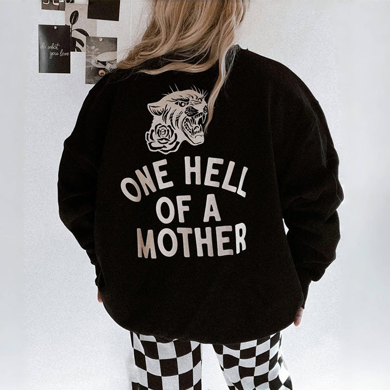 Un enfer d’une mère Sweat-shirt maman tendance