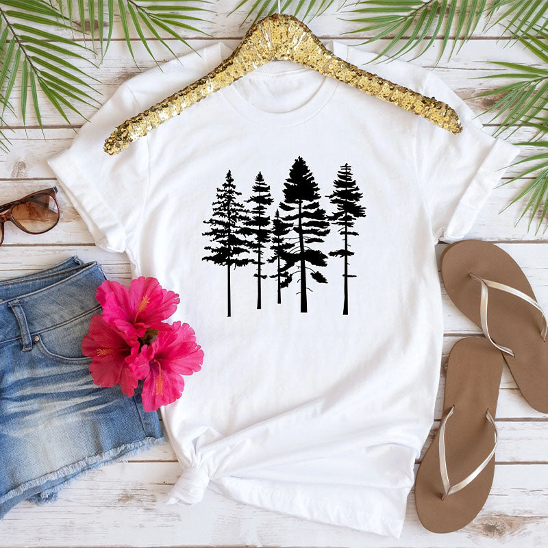 T-shirt amoureux de la nature des pins