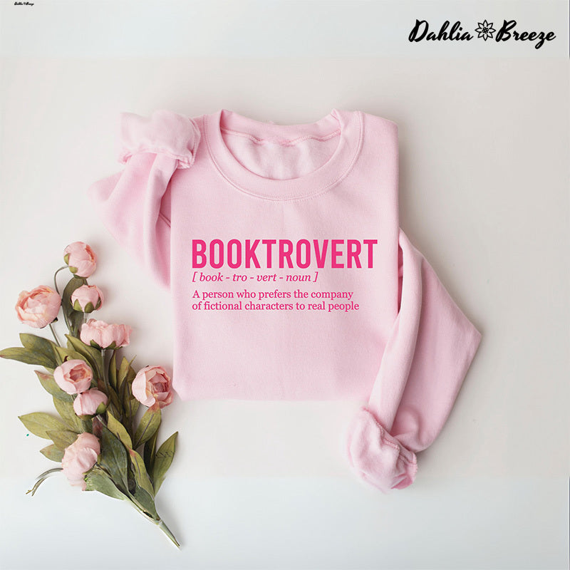 Booktrovert Reading Bookish Crewneck Sweat-shirt