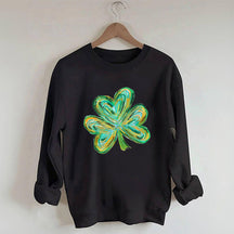 Sweat-shirt mignon trèfle à quatre feuilles de St Patricks
