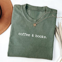 T-shirt Café et Livres