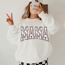 Sweat-shirt maman de baseball rétro