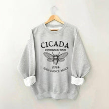 Sweat-shirt Drôle de concert de cigales pour amoureux de la nature
