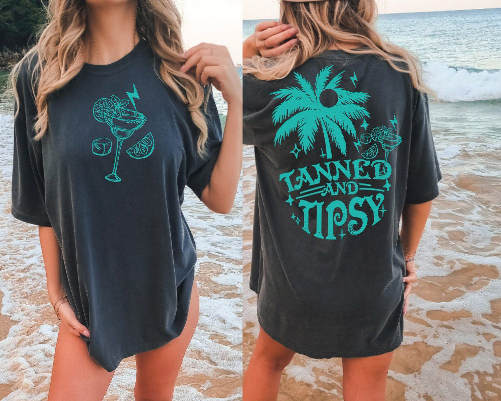 T-shirt Bronzé et éméché Beach Vibes