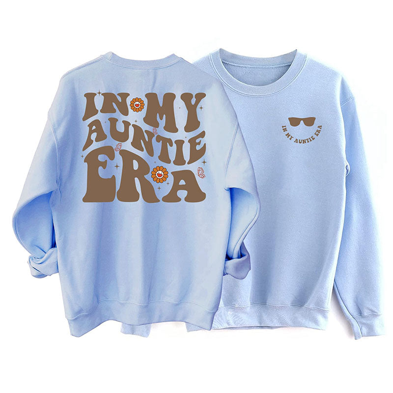 In meiner Tante-Ära-Sweatshirt mit Glasdruck