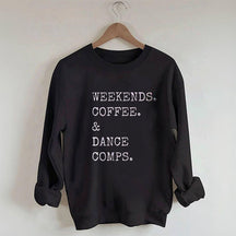Sweat-shirt du concours de café et de danse du week-end