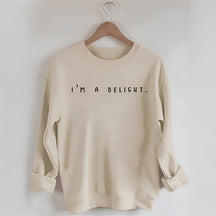 Sweat-shirt imprimé I'm A Delight