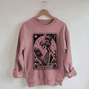Le sweat-shirt de l’amant du livre de cartes de tarot squelette