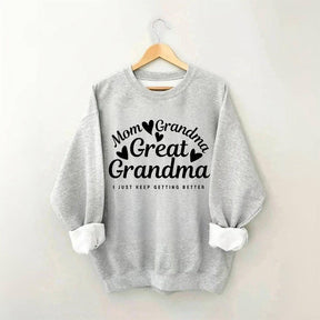 Sweat-shirt Maman Grand-mère Arrière-Grand-mère