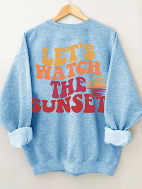Regardons le sweat-shirt Sunset