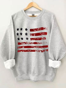 Sweat-shirt drapeau américain