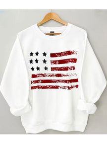 Sweat-shirt drapeau américain