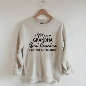 Sweat-shirt Maman Grand-mère Arrière-Grand-mère