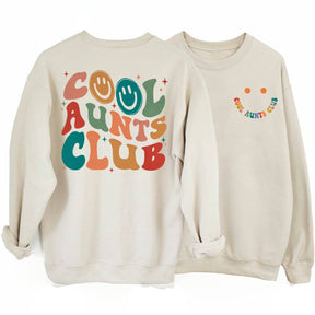 Cool Aunts Club Sweat-shirt Sourire drôle