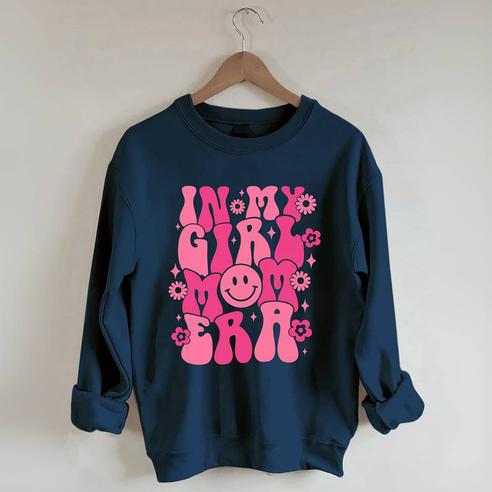In My Girl Mom Era - Sweat-shirt à imprimé floral