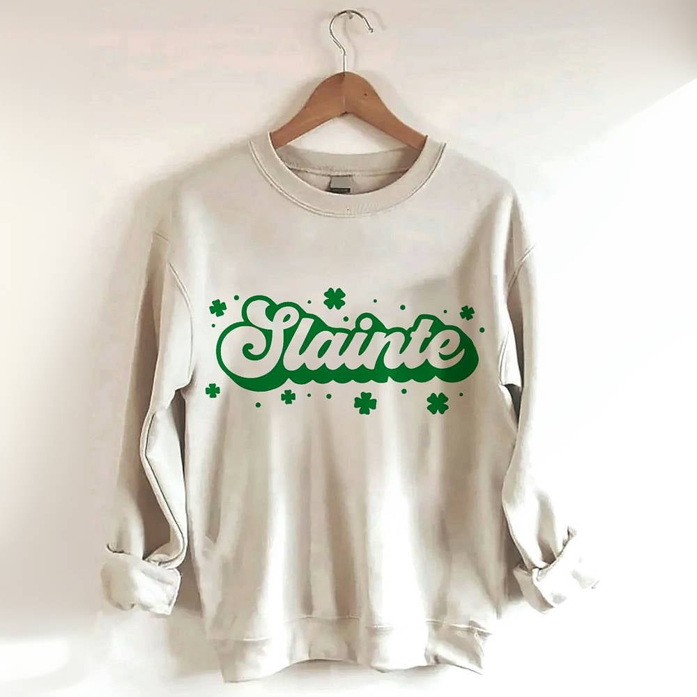 Sweat-shirt Slainte de la Saint-Patrick