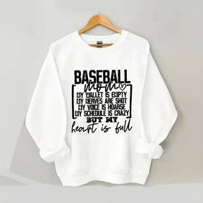Sweat-shirt maman baseball