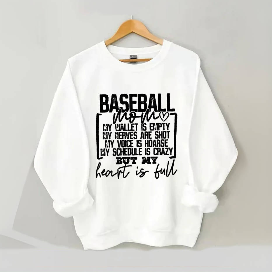 Sweat-shirt maman baseball