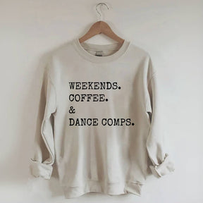 Sweat-shirt Comps de café et de danse du week-end